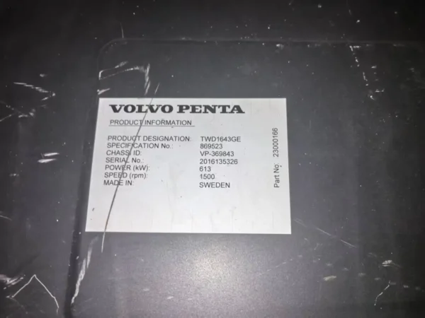 ДГУ VOLVO PENTA TWD1643GE — изображение 7